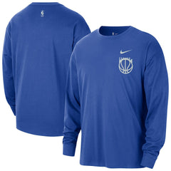 Orlando Magic 2025/26 City Edition Remix Essential Logo Long Sleeve T-Shirt Blue