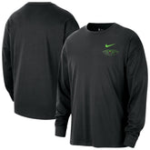 New Orleans Pelicans 2025/26 City Edition Remix Essential Logo Long Sleeve T-Shirt Black