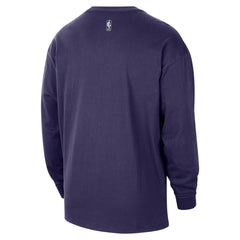 Sacramento Kings 2025/26 City Edition Remix Essential Logo Long Sleeve T-Shirt Purple