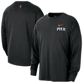 Phoenix Suns 2025/26 City Edition Remix Essential Logo Long Sleeve T-Shirt Black