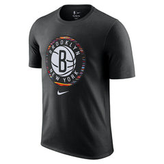 Brooklyn Nets 2025/26 City Edition Remix Essential Logo T-Shirt Black