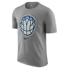 Memphis Grizzlies 2025/26 City Edition Remix Essential Logo T-Shirt Heather Gray