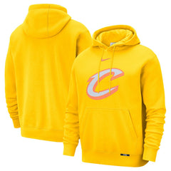 Cleveland Cavaliers 2025/26 City Edition Essential Logo Remix Hoodie Yellow