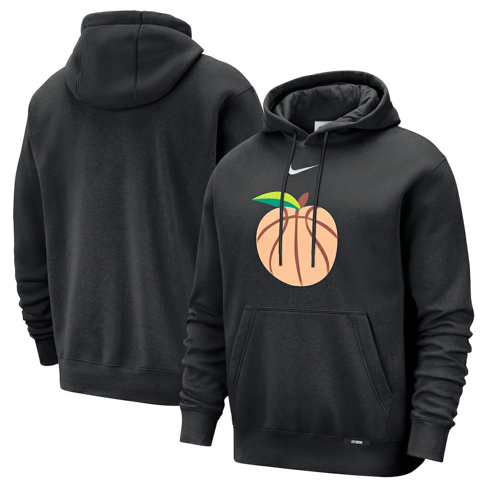 Atlanta Hawks 2025/26 City Edition Essential Logo Remix Hoodie Black