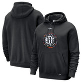 Brooklyn Nets 2025/26 City Edition Essential Logo Remix Hoodie Black