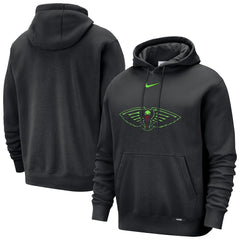 New Orleans Pelicans 2025/26 City Edition Essential Logo Remix Hoodie Black