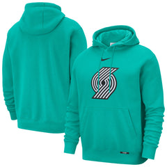Portland Trail Blazers 2025/26 City Edition Essential Logo Remix Hoodie Green