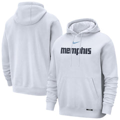Memphis Grizzlies 2025/26 City Edition Essential Remix Club Hoodie White
