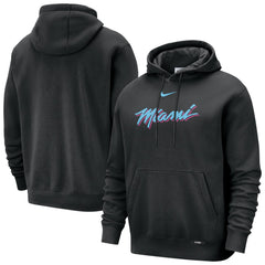 Miami Heat 2025/26 City Edition Essential Remix Club Hoodie Black