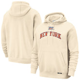 New York Knicks 2025/26 City Edition Essential Remix Club Hoodie Natural