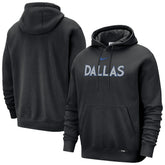 Dallas Mavericks 2025/26 City Edition Essential Remix Club Hoodie Black