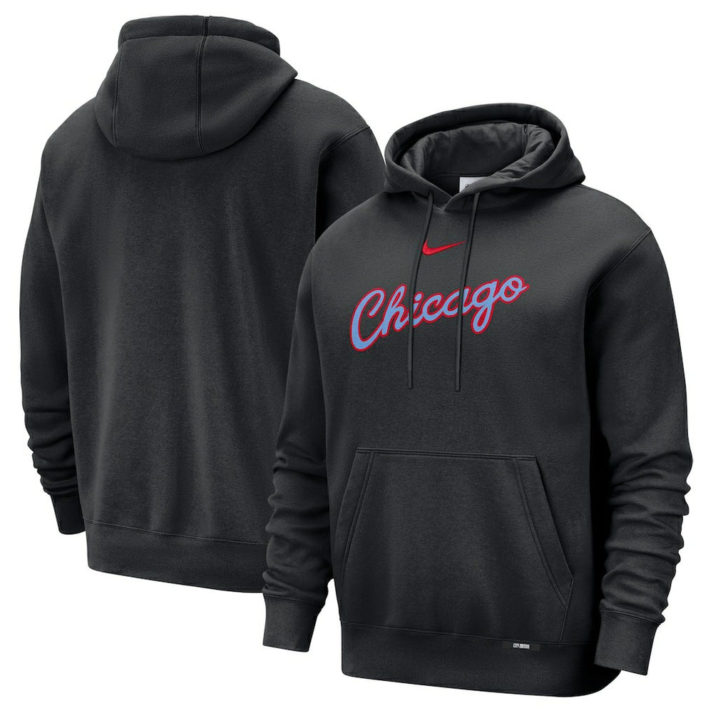 Chicago Bulls 2025/26 City Edition Essential Remix Club Hoodie Black