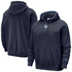 Memphis Grizzlies 2025/26 City Edition Courtside Remix Premium Hoodie Navy