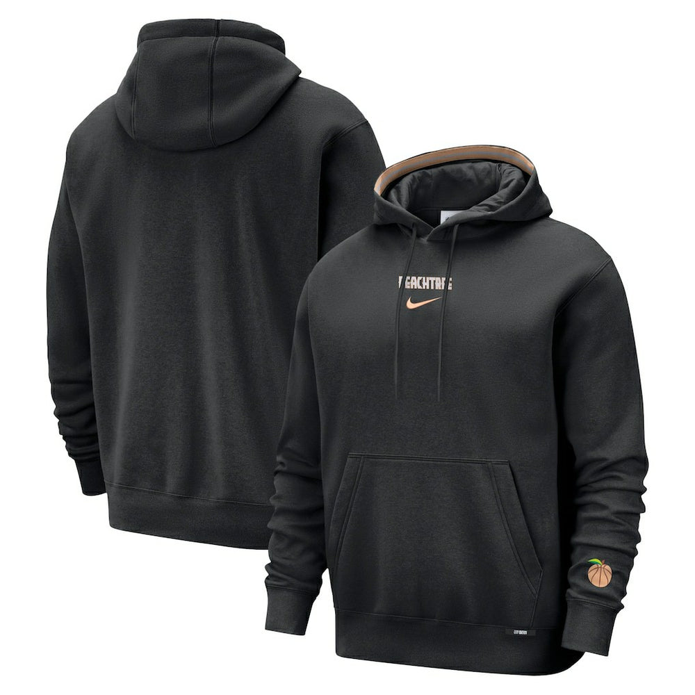 Atlanta Hawks 2025/26 City Edition Courtside Remix Premium Hoodie Black