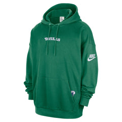 Dallas Mavericks Classic Edition Hardwood Classics Premium Club Heavyweight Fleece Hoodie Green