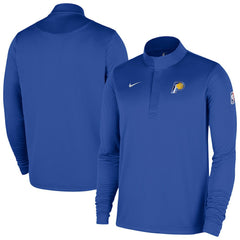 Indiana Pacers 2025/26 City Edition Remix Authentic Coaches Dri-FIT Half-Zip Top Blue