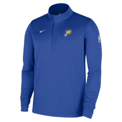Indiana Pacers 2025/26 City Edition Remix Authentic Coaches Dri-FIT Half-Zip Top Blue