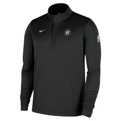 Brooklyn Nets 2025/26 City Edition Remix Authentic Coaches Dri-FIT Half-Zip Top Black