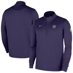 Sacramento Kings 2025/26 City Edition Remix Authentic Coaches Dri-FIT Half-Zip Top Purple