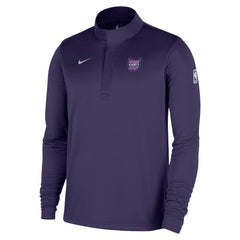 Sacramento Kings 2025/26 City Edition Remix Authentic Coaches Dri-FIT Half-Zip Top Purple