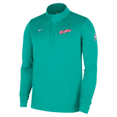 San Antonio Spurs 2025/26 City Edition Remix Authentic Coaches Dri-FIT Half-Zip Top Green