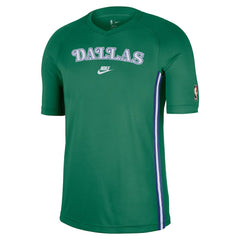 Dallas Mavericks Classic Edition Hardwood Classics Authentic Game Shooting T-Shirt Green