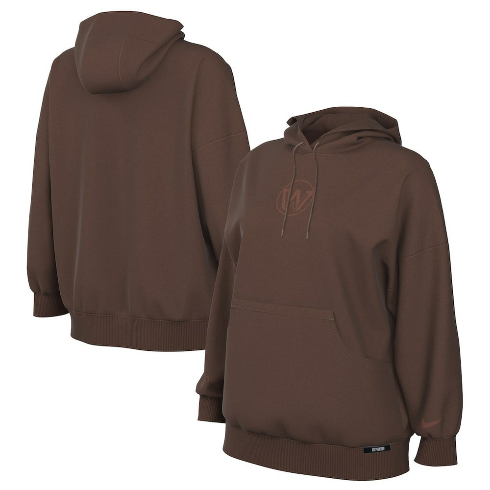 Golden State Warriors Women's 2025/26 City Edition Remix Premium Fleece Hoodie Brown