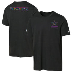 Dallas Cowboys Youth 2025 NFL Crucial Catch Tri-Blend Dri-FIT T-Shirt Black