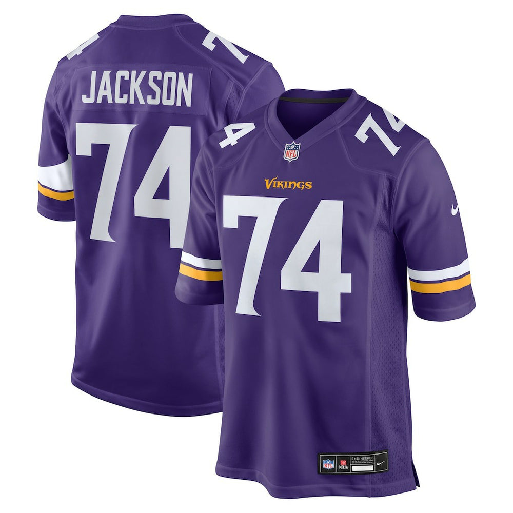NFL Donovan Jackson Minnesota Vikings 2025 NFL Draft First Round Pick Game Jersey - Purple