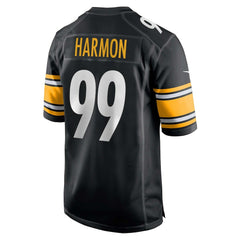 Derrick Harmon Pittsburgh Steelers 2025 NFL Draft First Round Pick Game Jersey Black