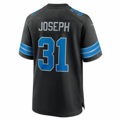NFL Kerby Joseph Detroit Lions Alternate Game Jersey - Black