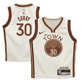 NBA Stephen Curry Golden State Warriors Preschool 2025/26 City Edition Swingman Jersey sale - Tan