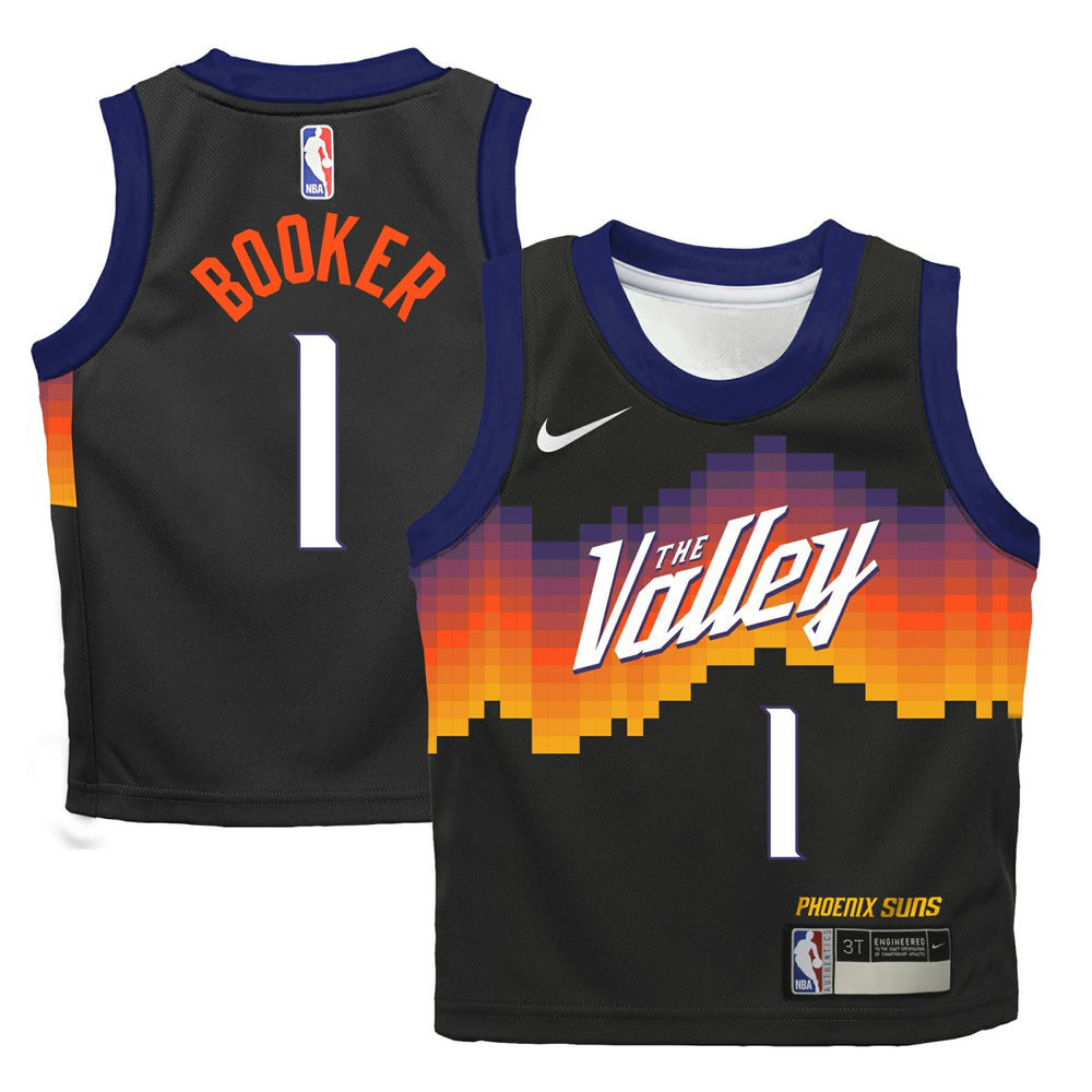 NBA Devin Booker Phoenix Suns Preschool 2025/26 City Edition Swingman Jersey - Black