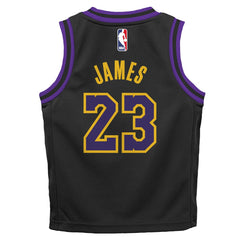 LeBron James Los Angeles Lakers Preschool 2025/26 City Edition Swingman Jersey Black