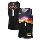 NBA Devin Booker Phoenix Suns Youth 2025/26 City Edition Swingman Jersey - Black