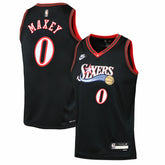 Tyrese Maxey Philadelphia 76ers Youth Swingman Jersey Classic Edition Black