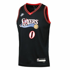 NBA Tyrese Maxey Philadelphia 76ers Youth Swingman Jersey - Classic Edition - Black