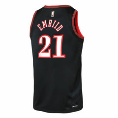 NBA Joel Embiid Philadelphia 76ers Youth Swingman Jersey - Classic Edition - Black