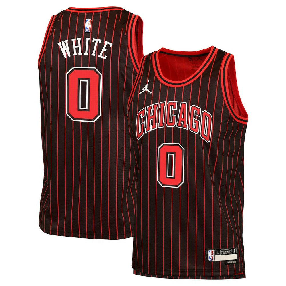 NBA Coby White Chicago Bulls Jordan Brand Youth Swingman Jersey sale - Statement Editi- Black for sale