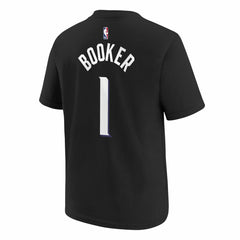 Devin Booker Phoenix Suns Jordan Brand Youth Statement Edition Name & Number T-Shirt Black