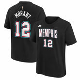 Ja Morant Memphis Grizzlies Youth Name & Number T-Shirt Classic Edition Black