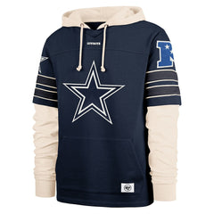 Dallas Cowboys '47 Split Zone Cornerback Duo Hoodie Navy