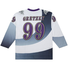 NHL Wayne Gretzky Los Angeles Kings Mitchell & Ness Big & Tall 1995-96 Blue Line 2.0 Jersey - White