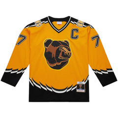 NHL Ray Bourque Boston Bruins Mitchell & Ness Big & Tall 1996-97 Blue Line 2.0 Jersey - Gold