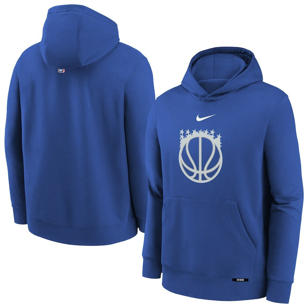 Orlando Magic Youth 2025/26 City Edition Club Fleece Pullover Hoodie Royal
