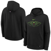 New Orleans Pelicans Youth 2025/26 City Edition Club Fleece Pullover Hoodie Black