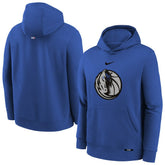 Dallas Mavericks Youth 2025/26 City Edition Club Fleece Pullover Hoodie Royal