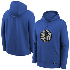 Dallas Mavericks Youth 2025/26 City Edition Club Fleece Pullover Hoodie Royal