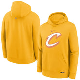 Cleveland Cavaliers Youth 2025/26 City Edition Club Fleece Pullover Hoodie Yellow