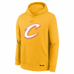 Cleveland Cavaliers Youth 2025/26 City Edition Club Fleece Pullover Hoodie Yellow